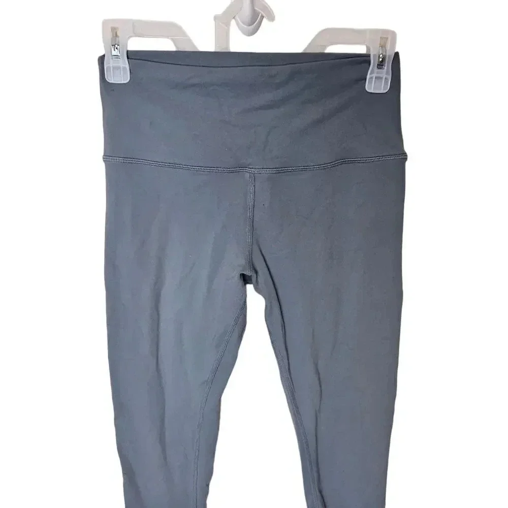 Alo Yoga‎ High-Waist Dash Grey Leggings Size X-small